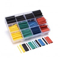 Ratio 2:1 Electrical Cable Heat Shrink Tubes Wire Wrap Sleeve Assortment With Storage Case,530pcs Heat Shrink Tubing Kit